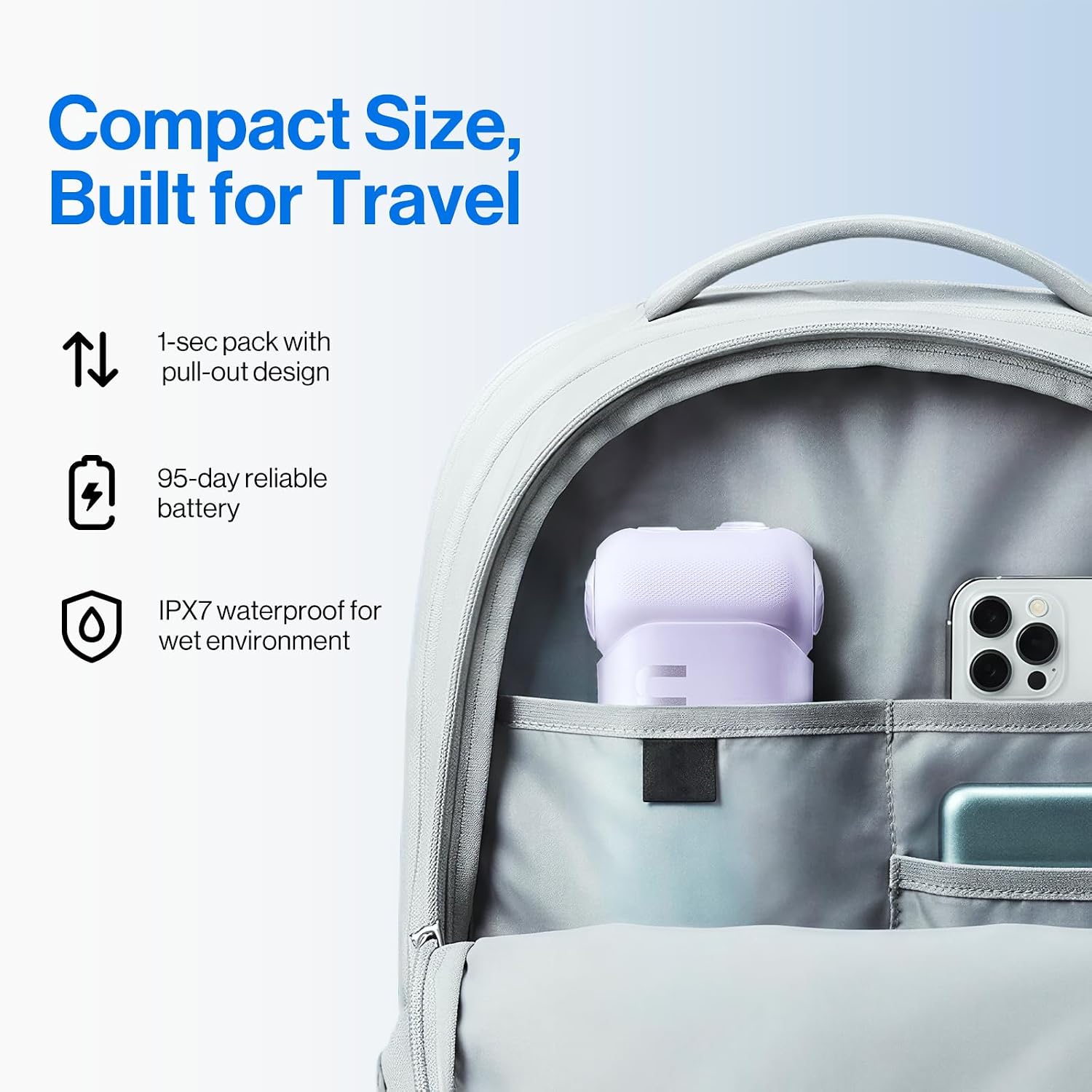 Thumbnail 6 de usmile C10 Portable Water Flosser 95-Day Battery