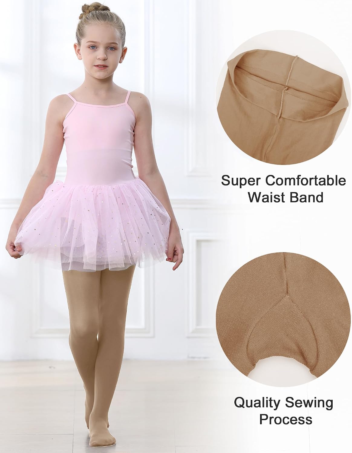 Thumbnail 1 de STELLE Girls Ballet Dance Students School Footed Tight (Toddler / Little Kid / Big Kid)