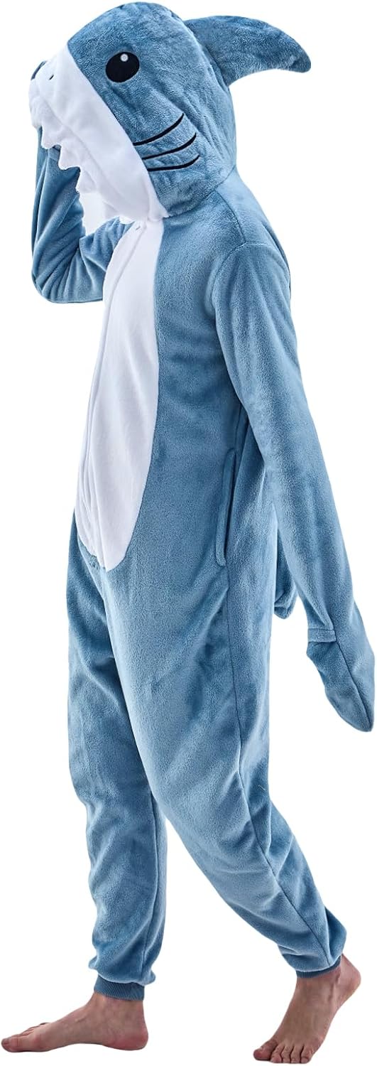 Detalle de JUOLOET Adult Animal Onesie Pajamas with Hood, Zipper and Pockets