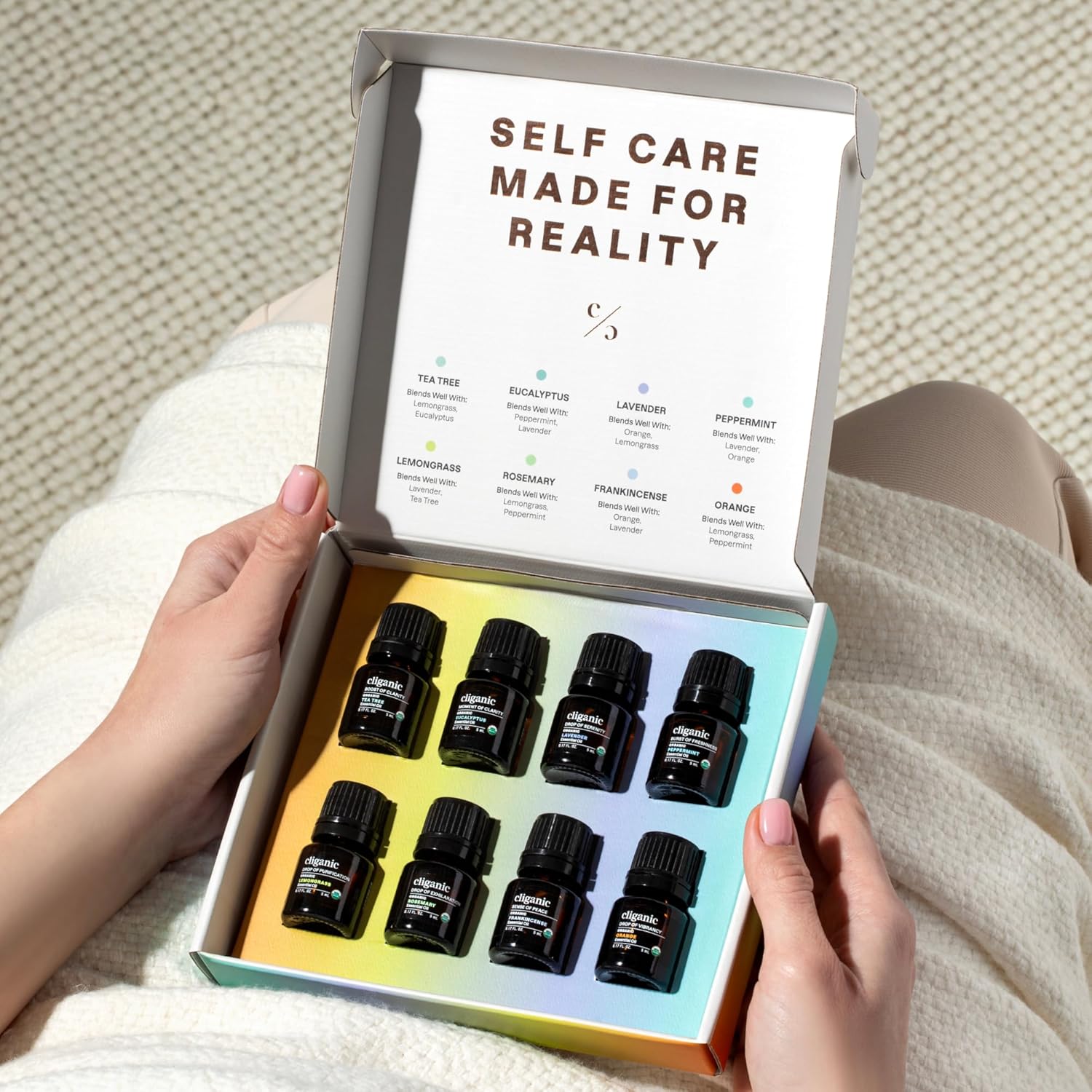 Detalle 2 de Cliganic Essential Oils Gift Set 8-pack
