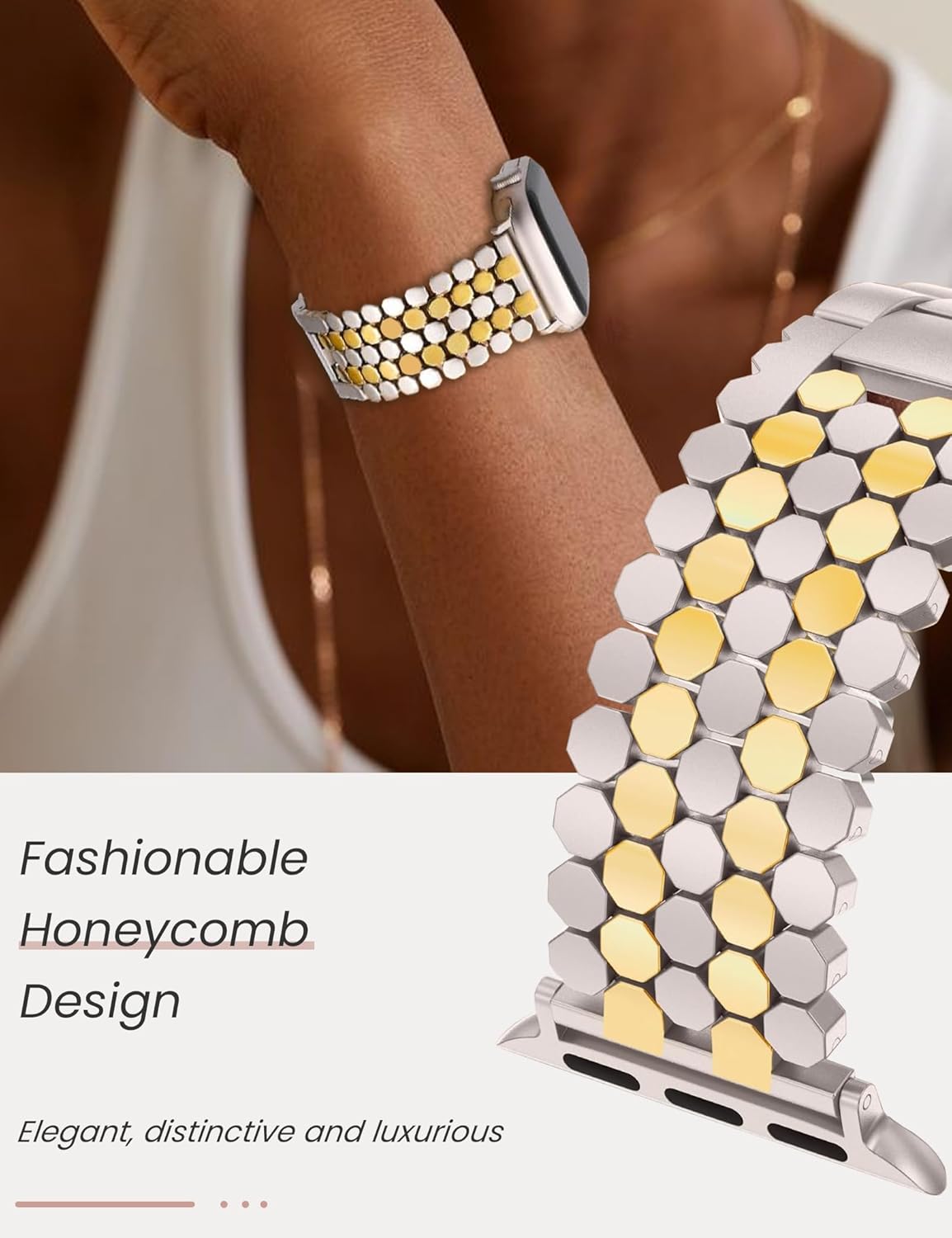 Thumbnail 2 de Honeycomb metal band for Apple Watch 49mm
