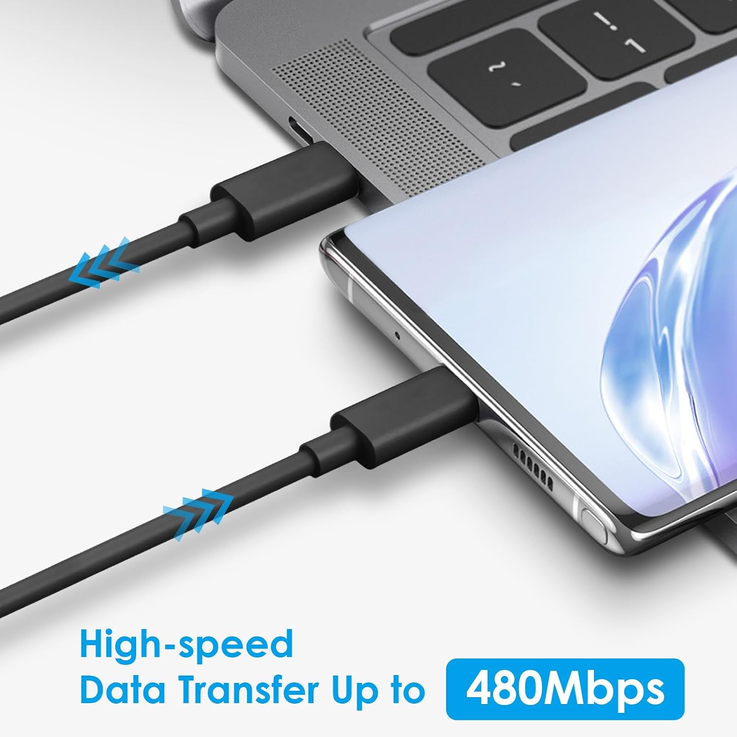 Detalle 2 de CXX EP-TA800 25W USB-C Charger 2-Pack with 6-Foot C-to-C Cables