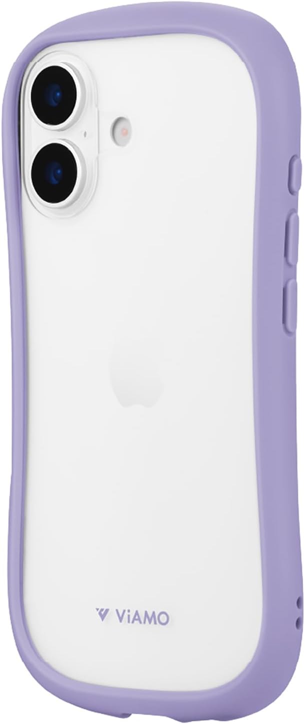 Detalle de ルプラス LN-MIM25VMFPP ViAMO freely iPhone 17用ケース、耐傷ガラス・耐衝撃TPU、パープル