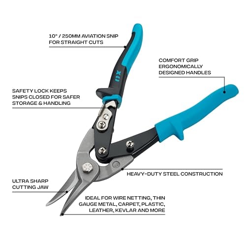 Thumbnail 1 de OX Trade Aviation Snips Straight Cut – practical for straight cuts