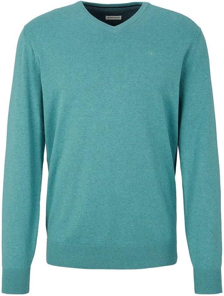 Thumbnail 6 de TOM TAILOR Maglione basic da uomo con scollo a V
