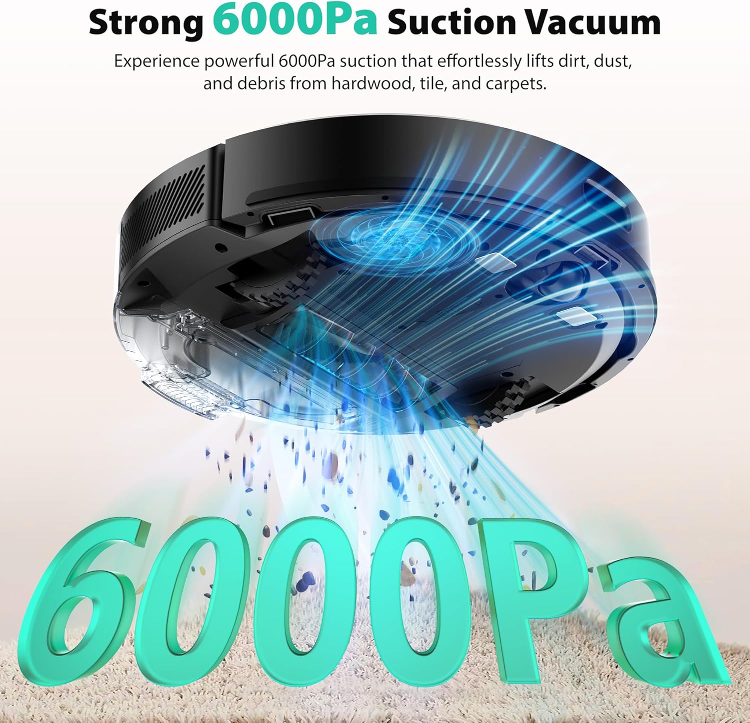 Thumbnail 2 de Tikom L8000 Plus Robot Vacuum 6000Pa 🤖