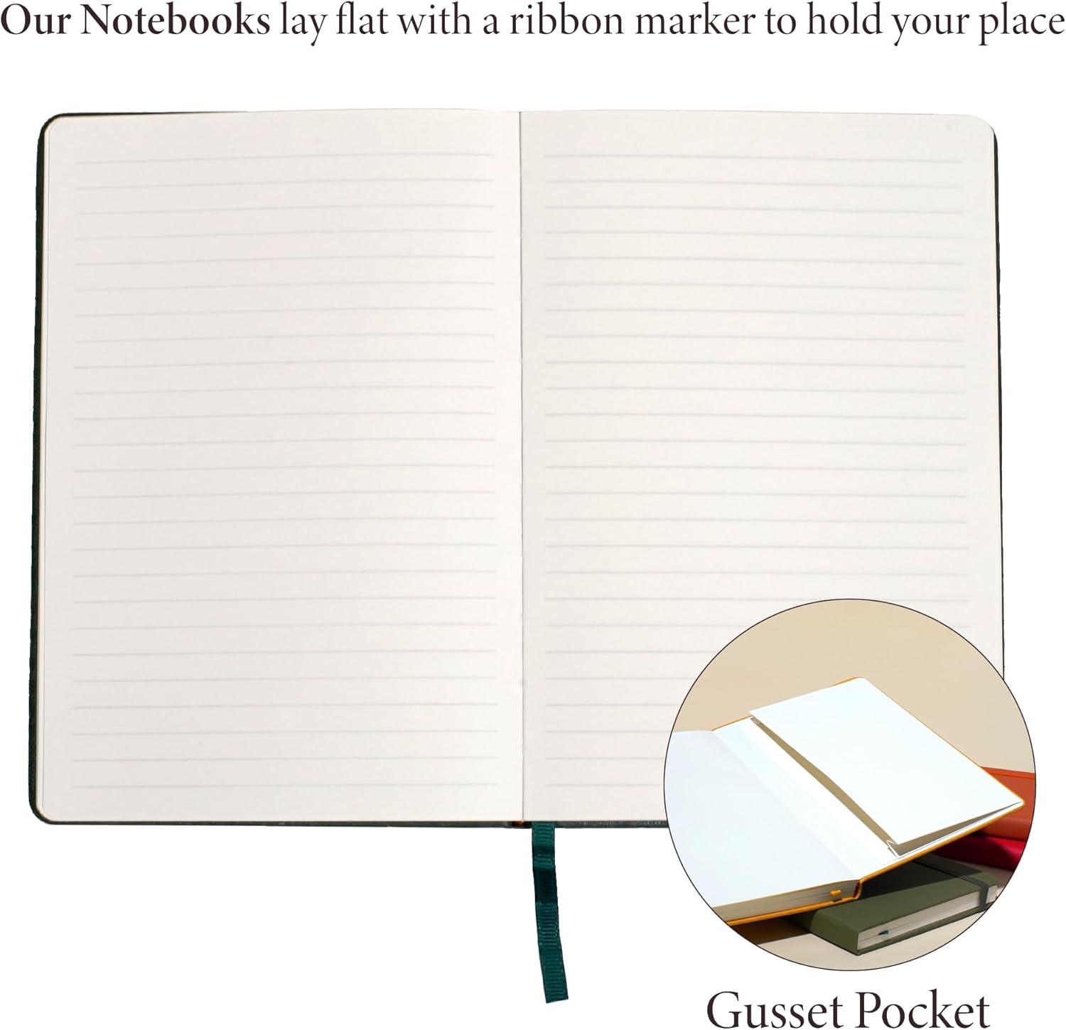 Detalle 2 de ANECDOTE ANJR A5 Ruled Journal, 192 Pages, 100 GSM Paper, Ink Blue Hardcover