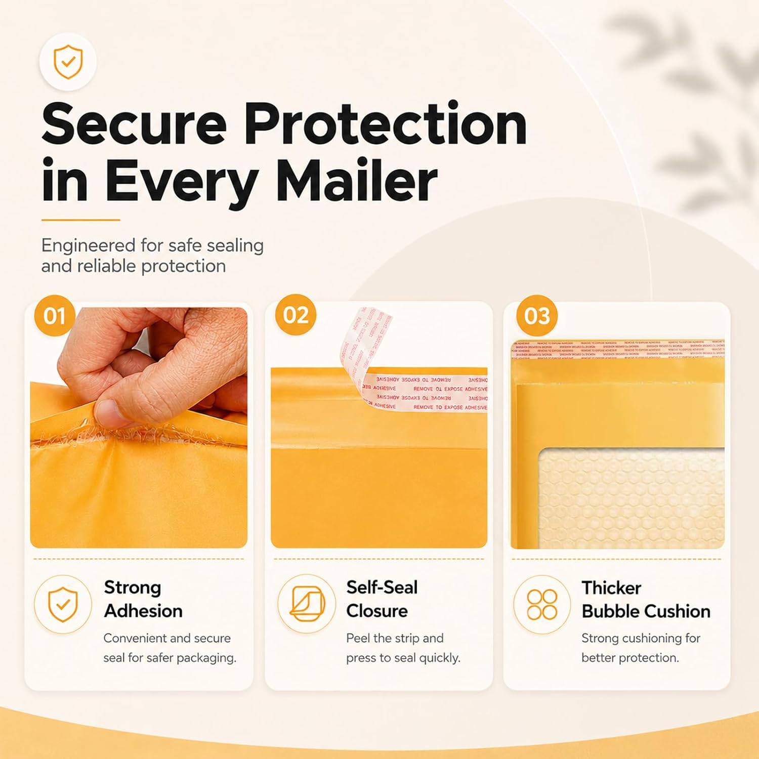 Detalle de Switory A5 Padded Envelopes 50pc 15.3x22.9cm