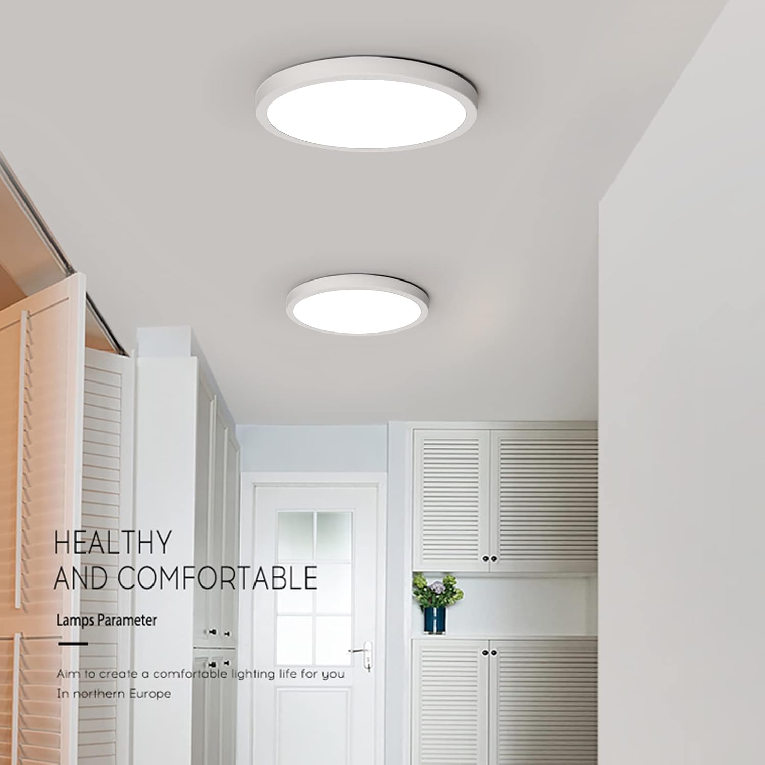 Detalle 2 de LVL Round LED ceiling light 18W 9 inch
