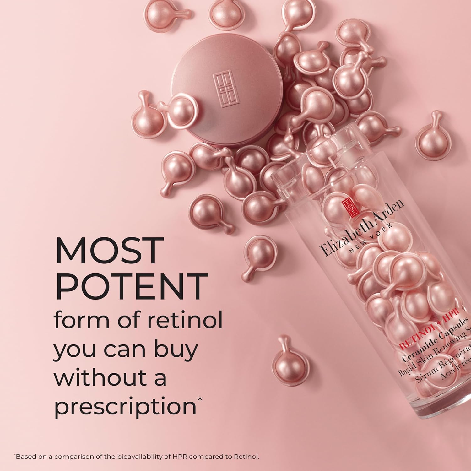 Detalle de Elizabeth Arden Retinol + HPR Ceramide Capsules Sérum Régénération Accélérée – Soin anti-âge en capsules