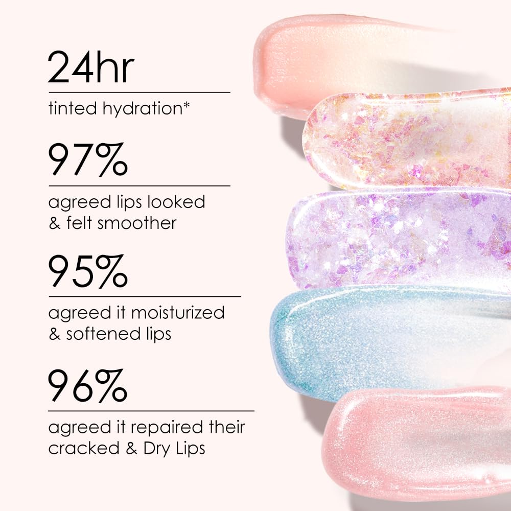 Detalle de CATKIN Lip Balm Tinted Color Changing Lipstick (C04 Rainbow) Ultra Hydrating Lip Moisturizer