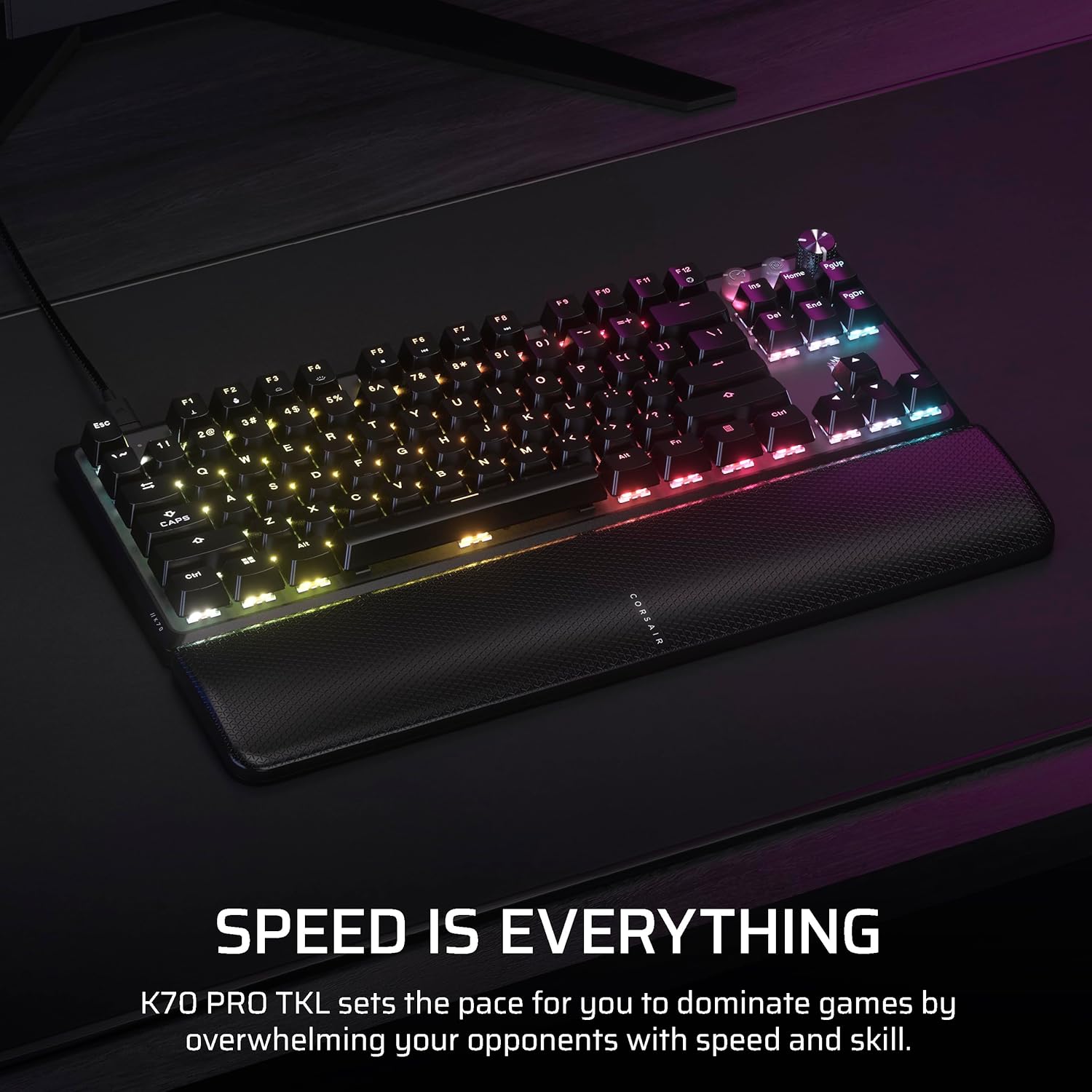 Thumbnail 1 de Corsair K70 PRO TKL 8000Hz Mechanical Keyboard ⌨