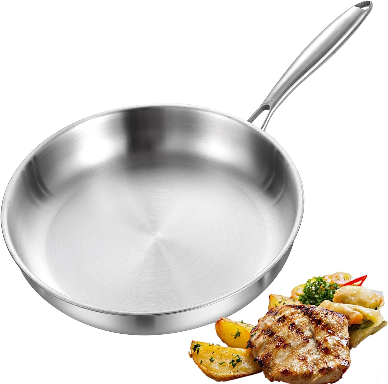 Detalle de DELARLOCHEF Edelstahlpfanne 28 cm