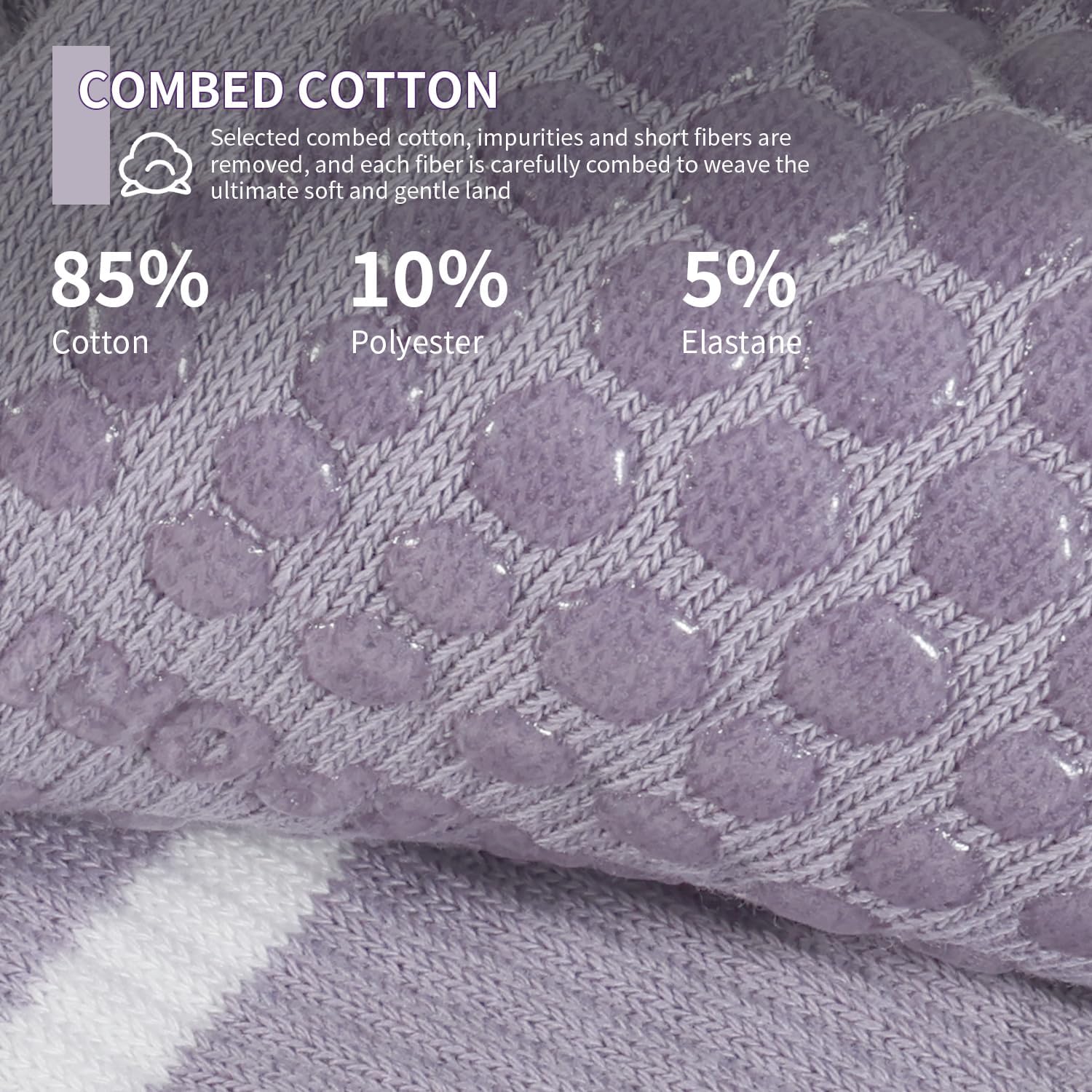 Detalle 2 de BUDERMMY Pilates Socken für Yoga 4 Paar