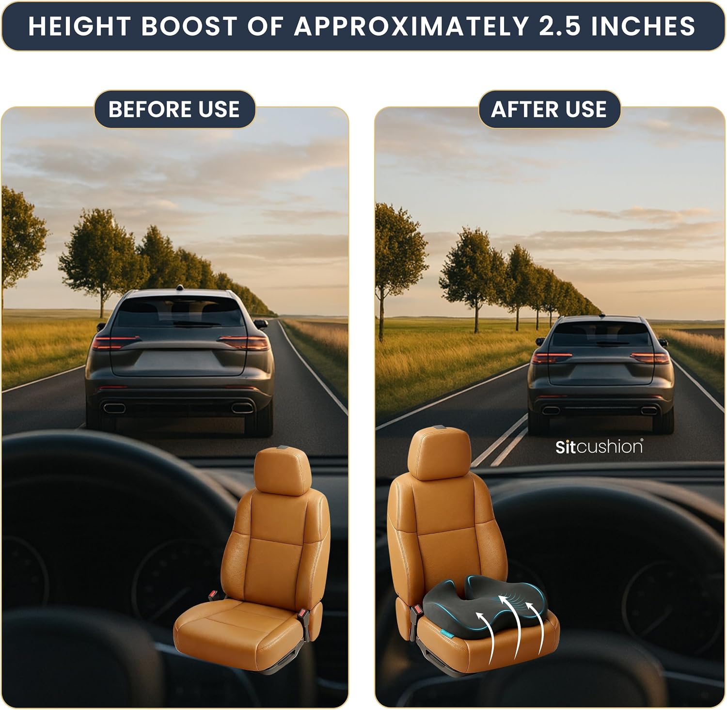 Thumbnail 4 de SitCushion Car Seat Cushion Extra Large