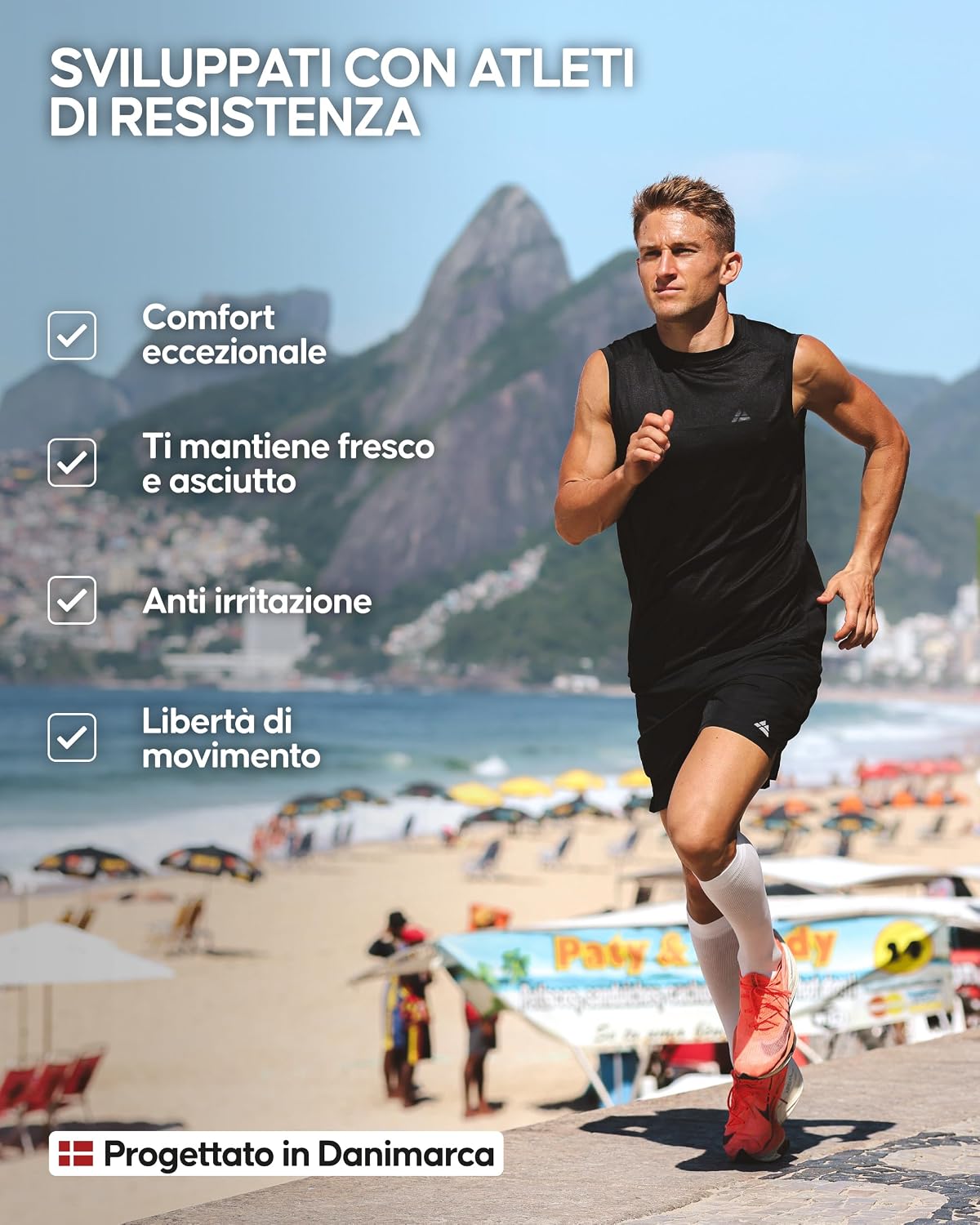 Detalle 2 de Danish Endurance Canotta fitness quick dry
