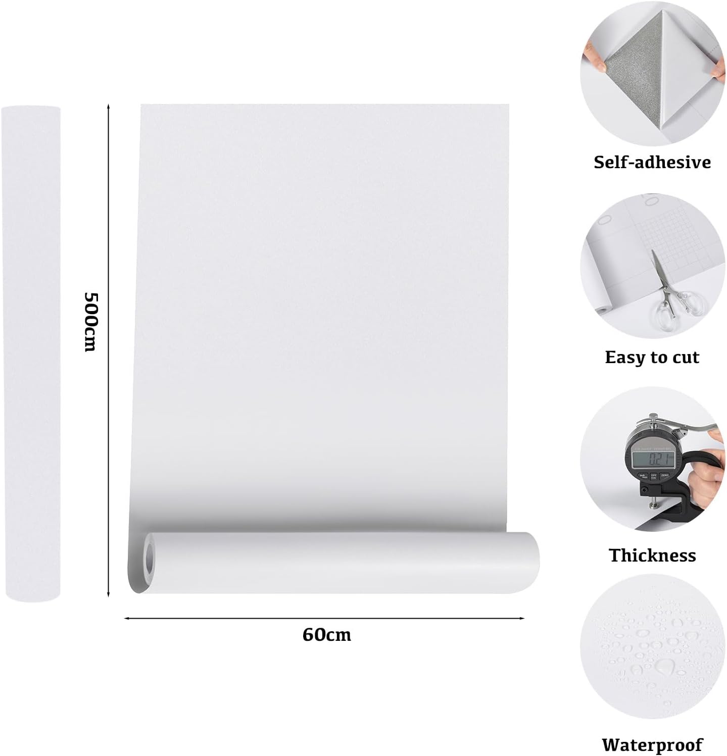 Detalle 2 de Alened sticky back vinyl wrap 60×500cm
