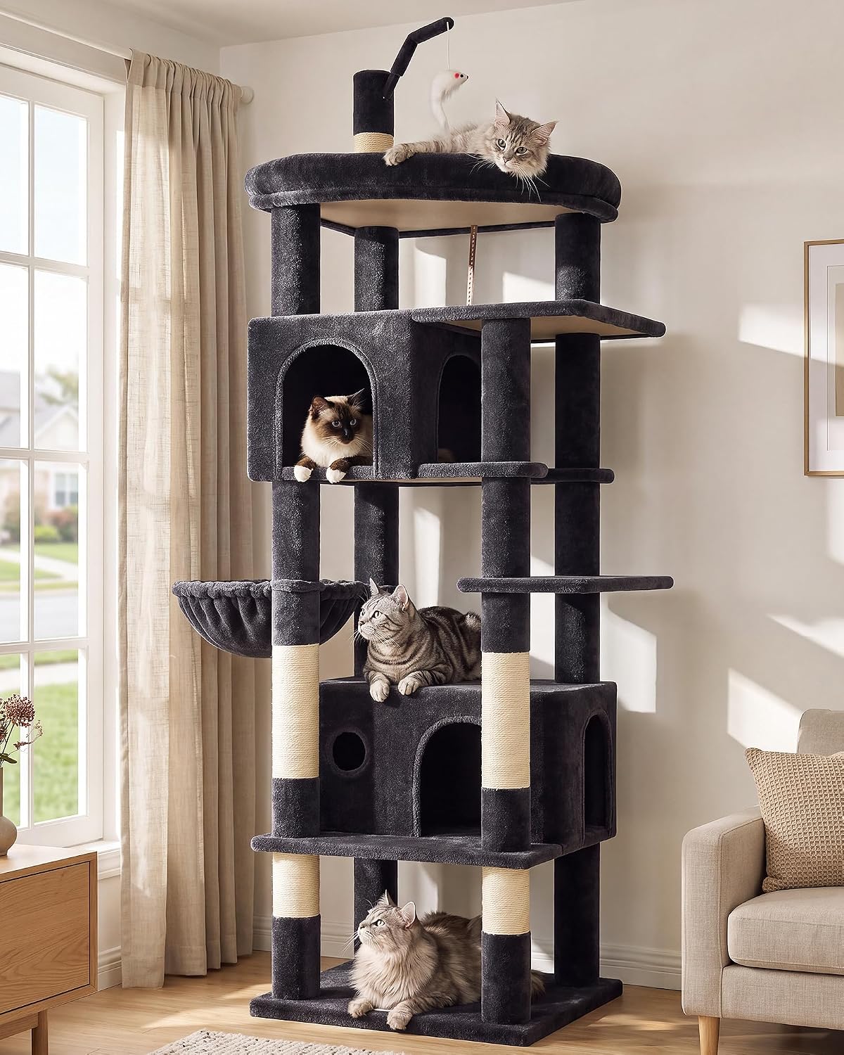 Globlazer Cat Tree, 74-Inch Tower