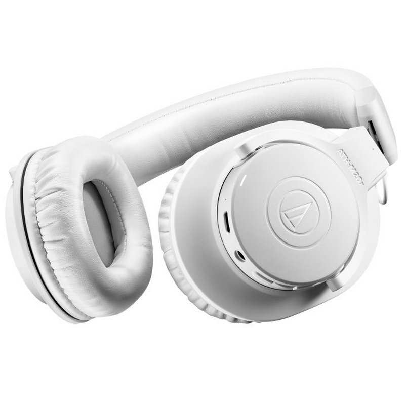 Detalle de Audio-Technica ATH-M20xBT, auriculares Bluetooth cerrados blancos de 40 mm