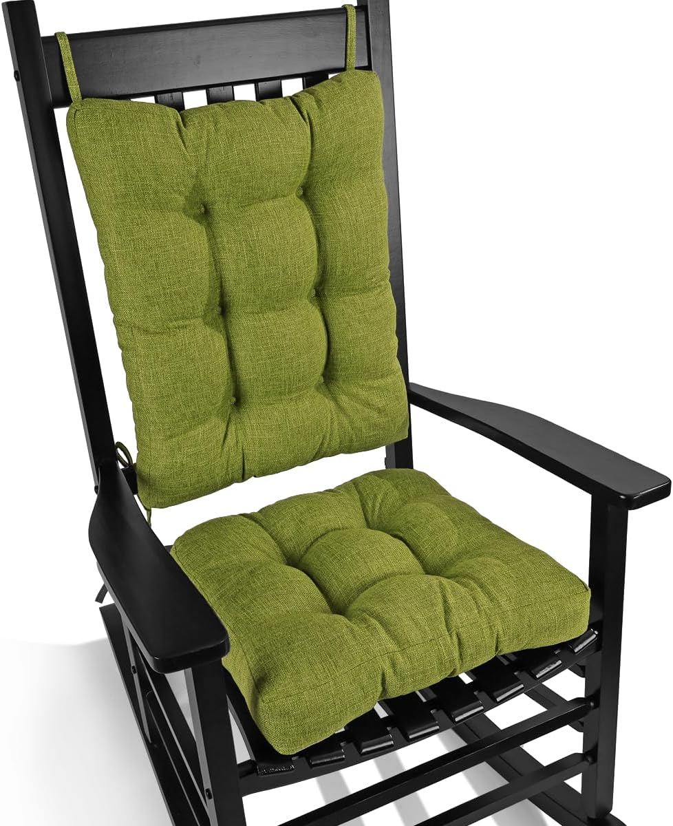 Detalle de BUYUE Rocking Chair Cushion Set, Woven Fabric