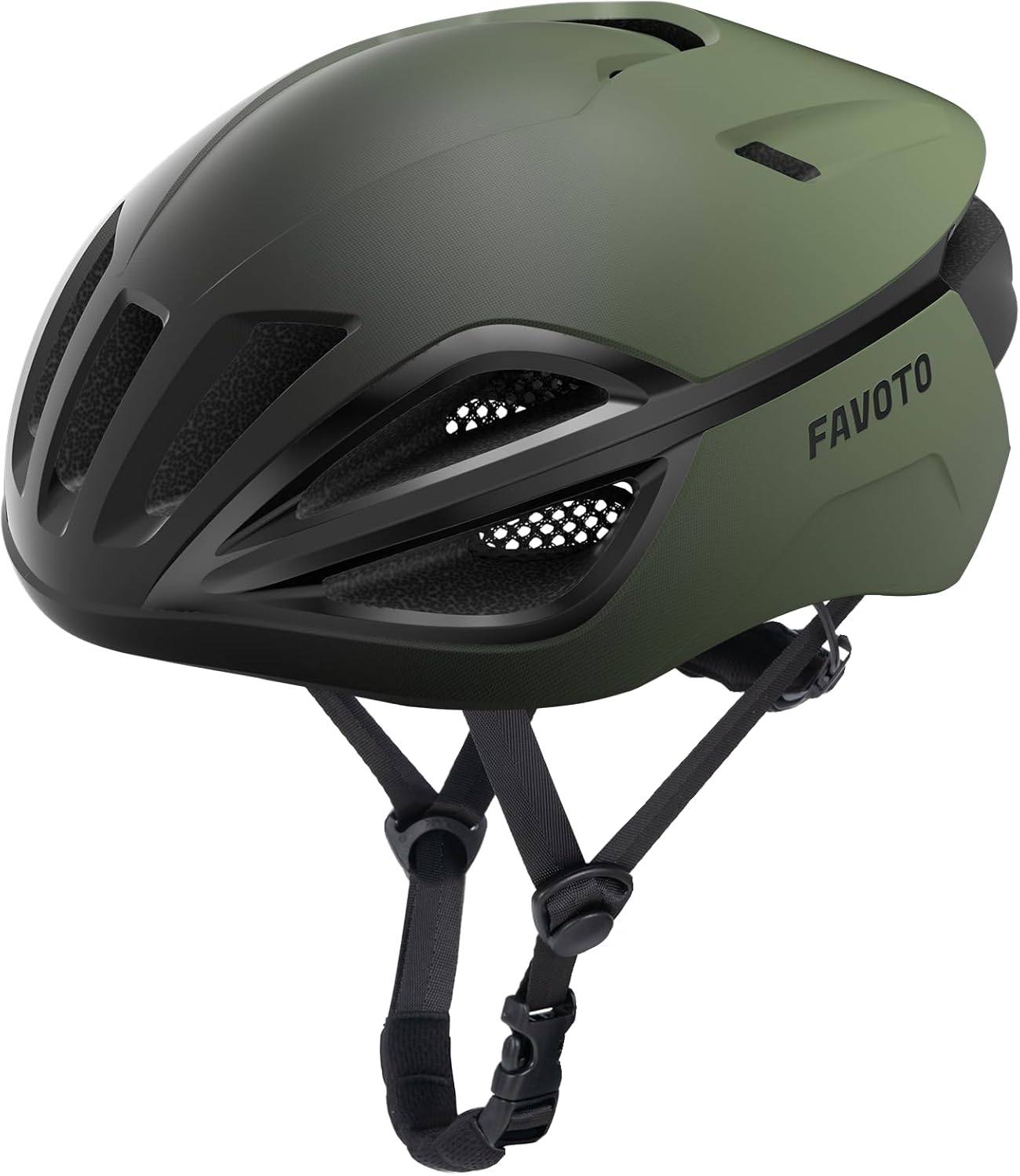 Detalle de Favoto Aero Road Bike Helmet for Adults – EN1078 Certified, 15 Vents, 280g, 59–61cm