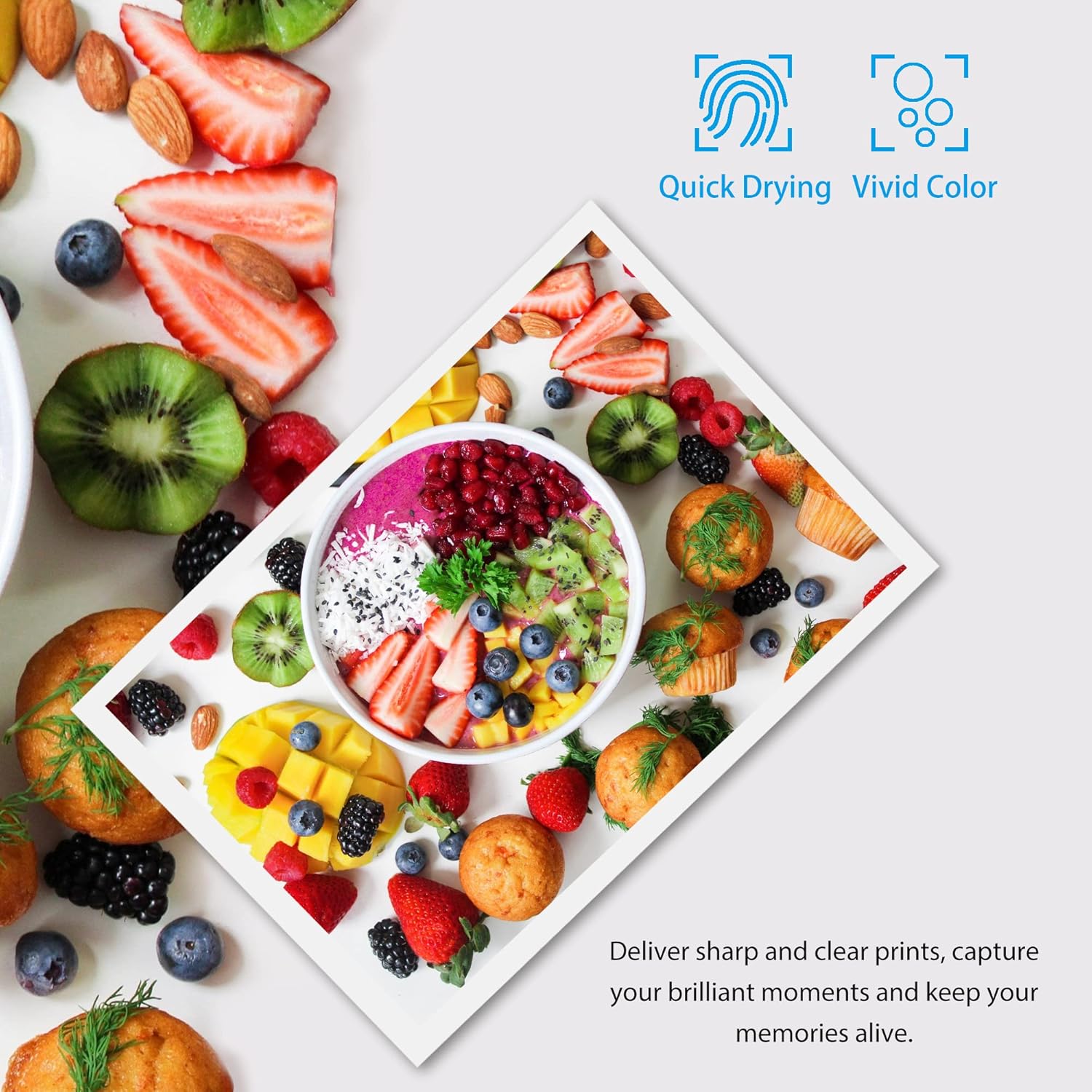 Thumbnail 3 de akaca Papier photo A4 120 feuilles 🖨️