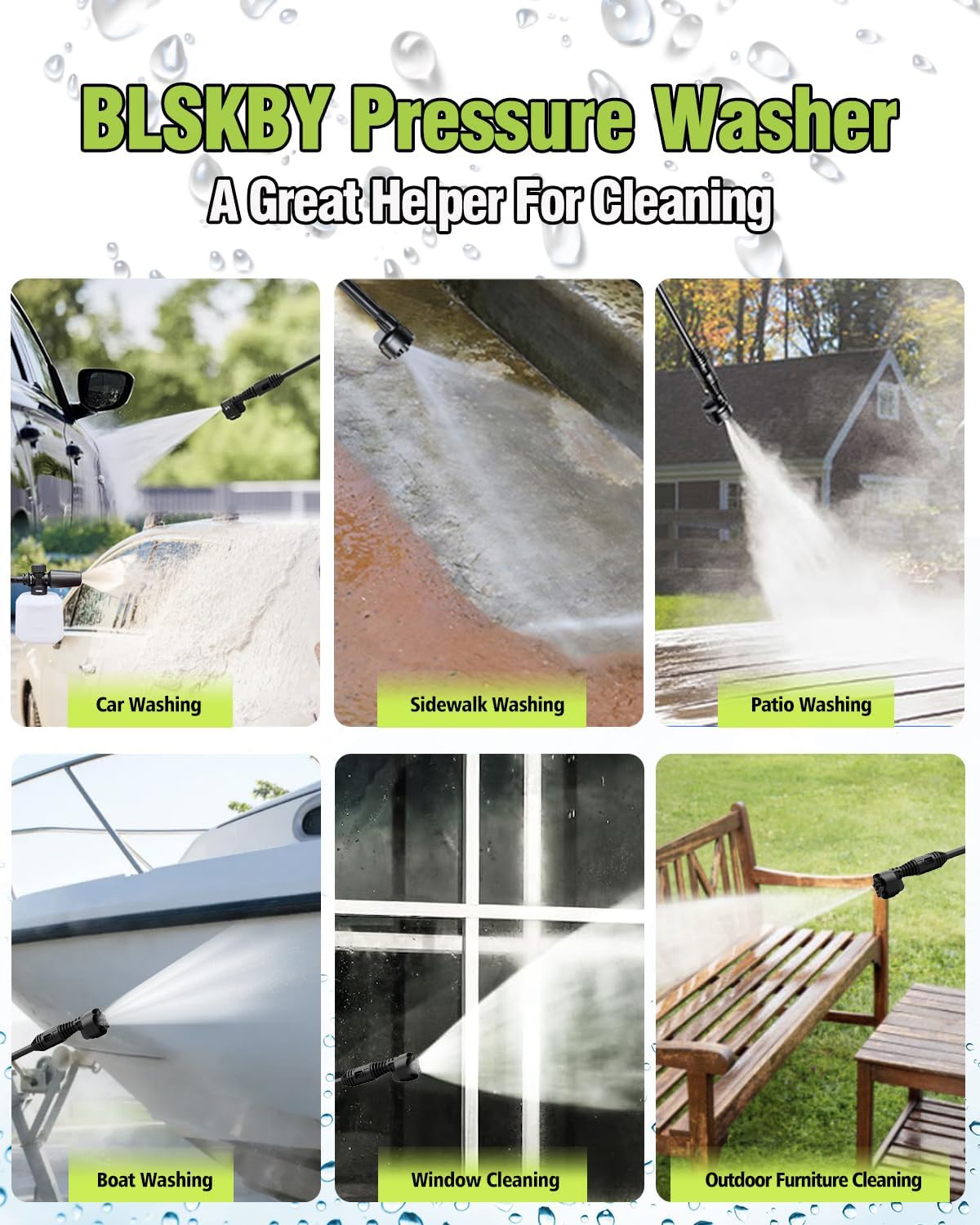 Thumbnail 6 de Cordless pressure washer 1200 PSI