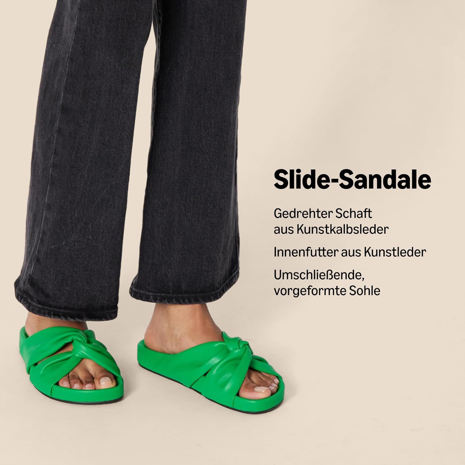 Thumbnail 3 de Amazon Essentials Damen Gedrehte Schlappensandale – Komfort-Slides mit gedrehtem Obermaterial
