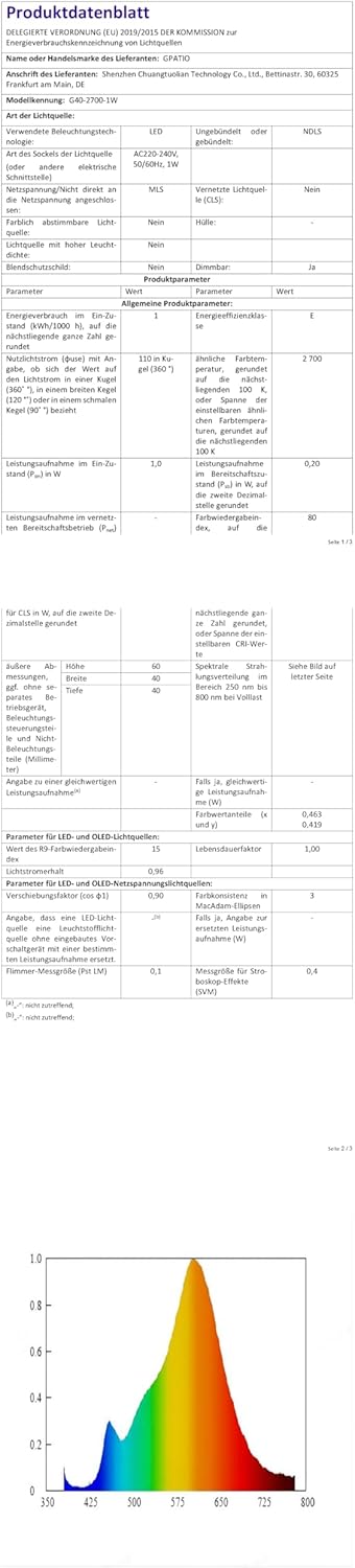 Thumbnail 6 de GPATIO LED-Lichterkette für außen 45 m mit 75+2 G40-Glühbirnen (IP45, 24 V)