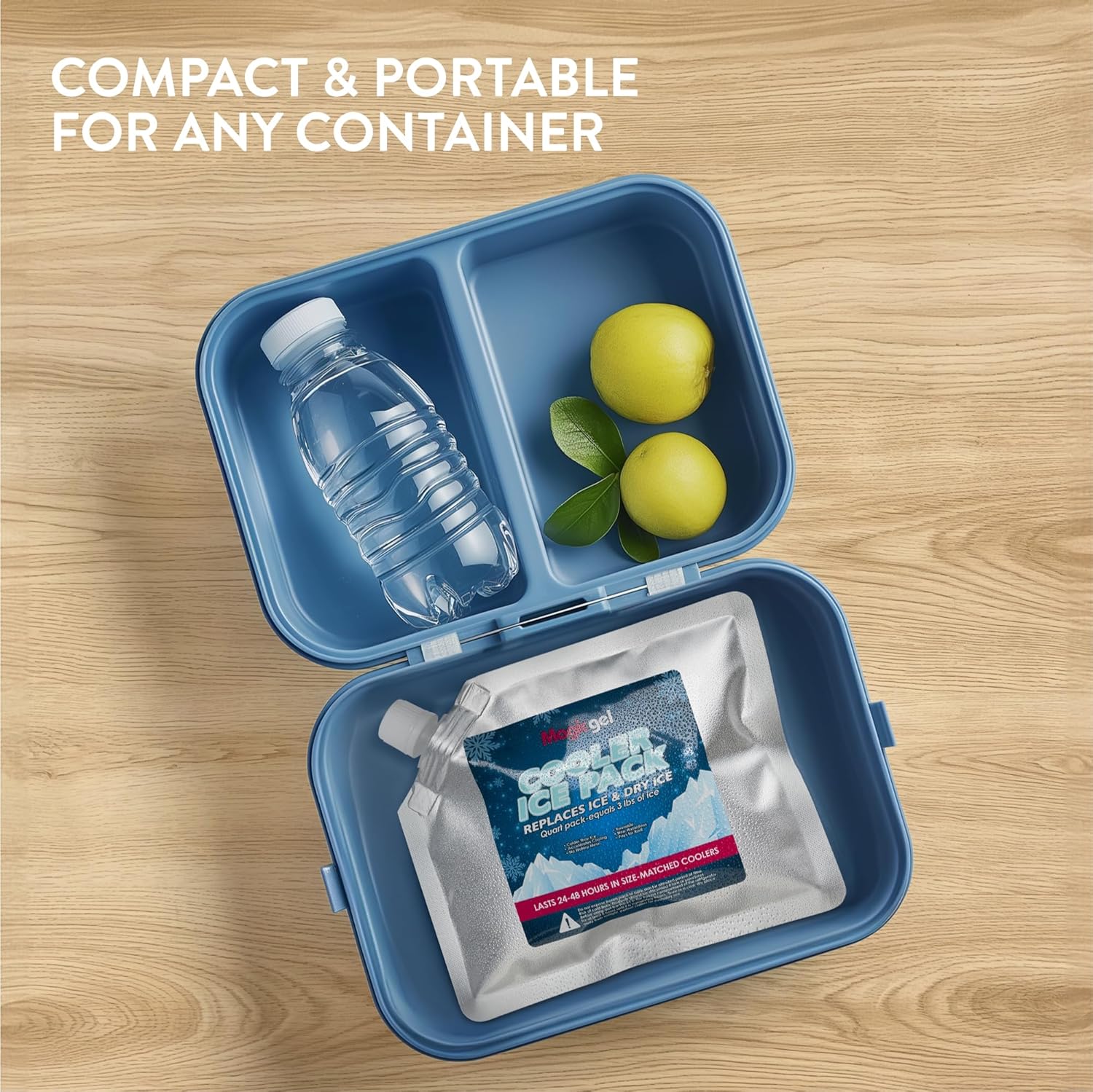 Thumbnail 3 de Magic Gel Freezer Blocks (set of 5) reusable ice packs for cool bags and lunch boxes