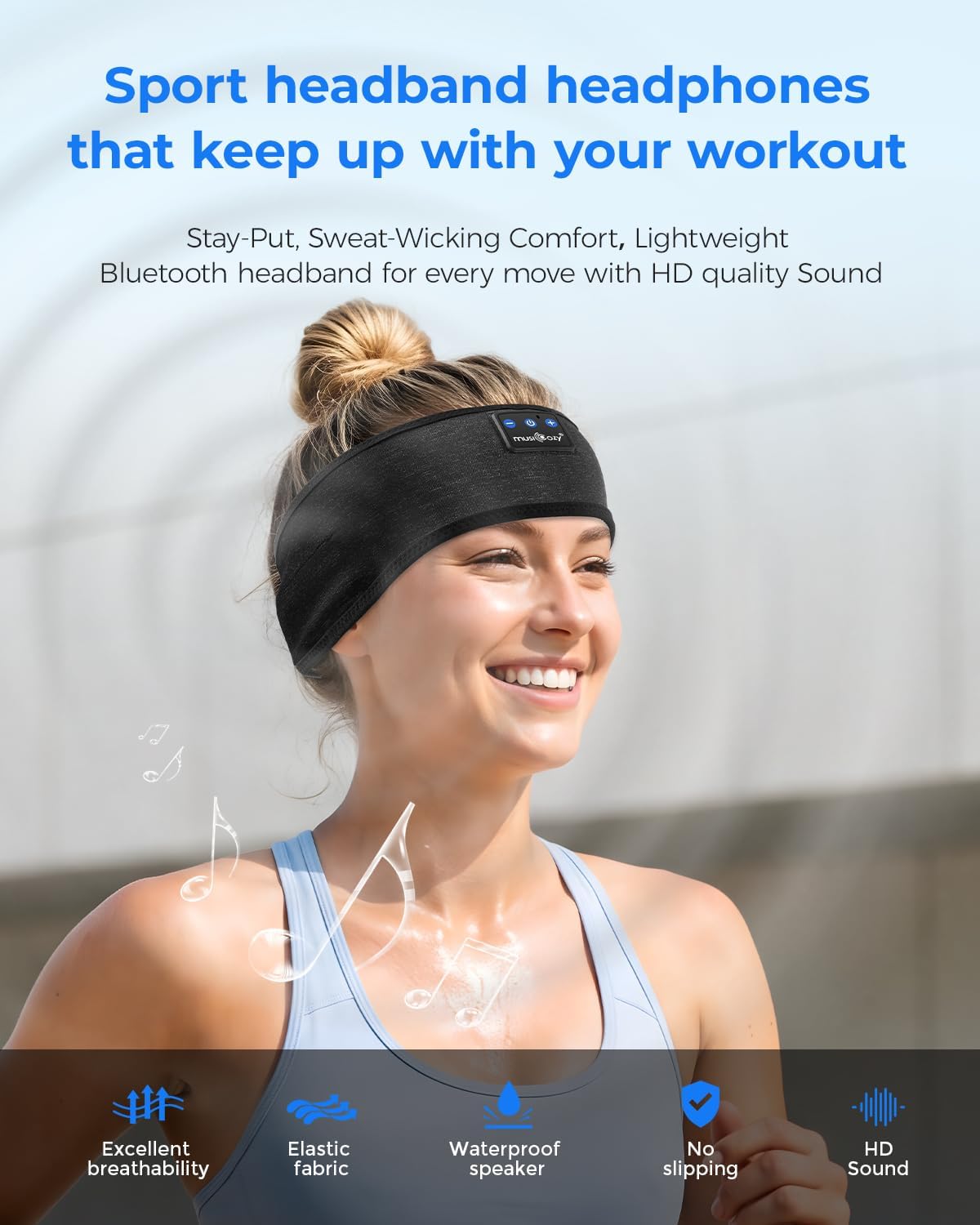 Thumbnail 5 de MUSICOZY Sleep Headphones Headband with Ultra-Thin Speakers: A Practical Choice for Side Sleepers