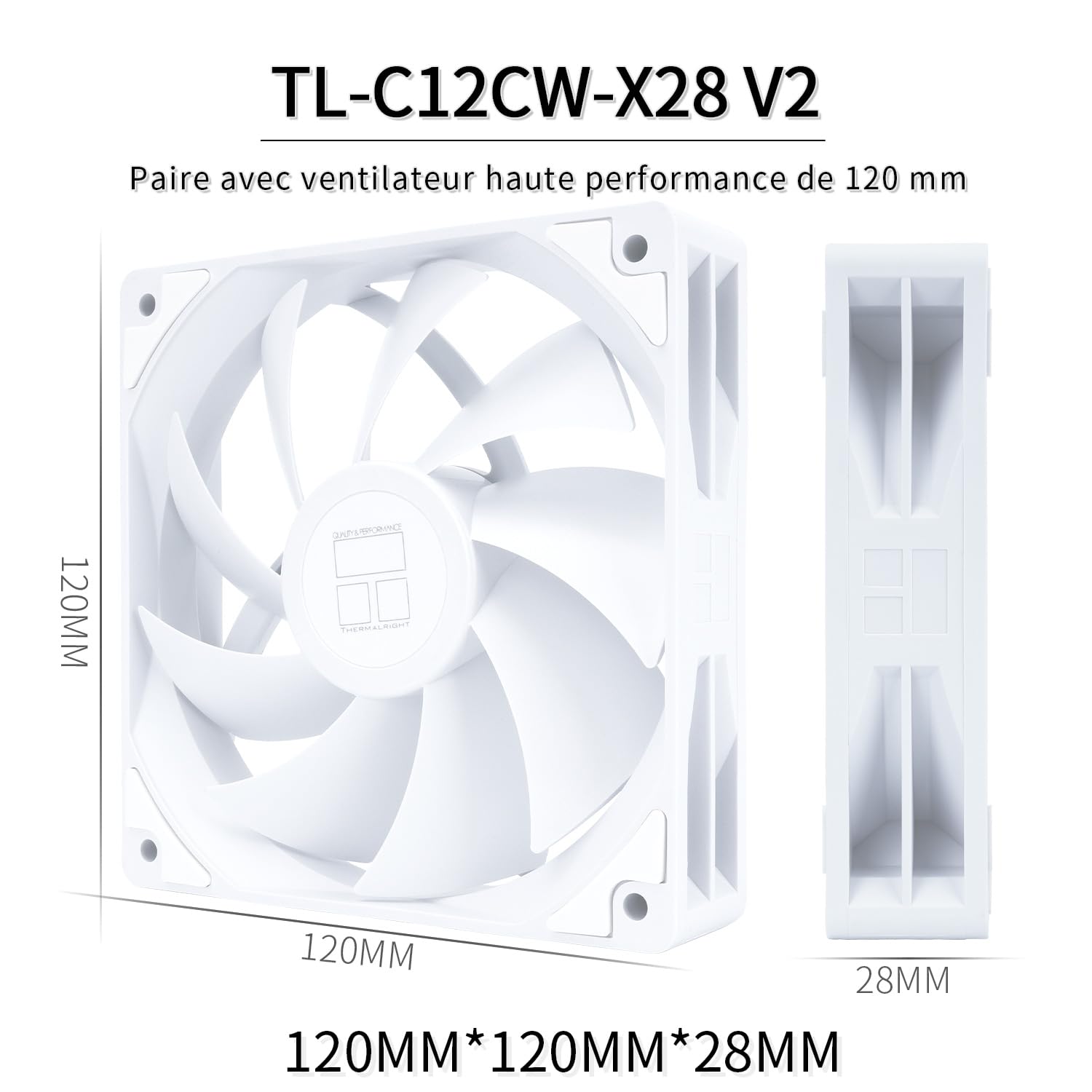 Thumbnail 5 de TR Peerless Assassin 120 Digital White – Dual 120 mm PWM Kühlung mit ARGB-Digitalanzeige