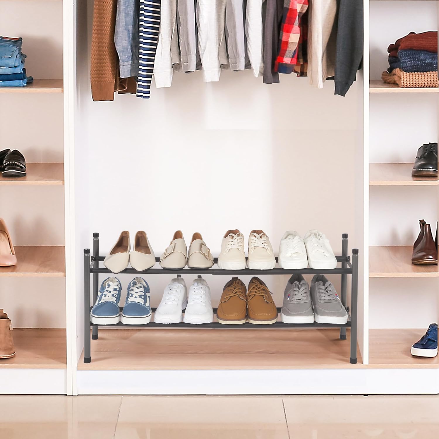 Thumbnail 1 de Storage Maniac 8-Pair Shoe Rack 🚪