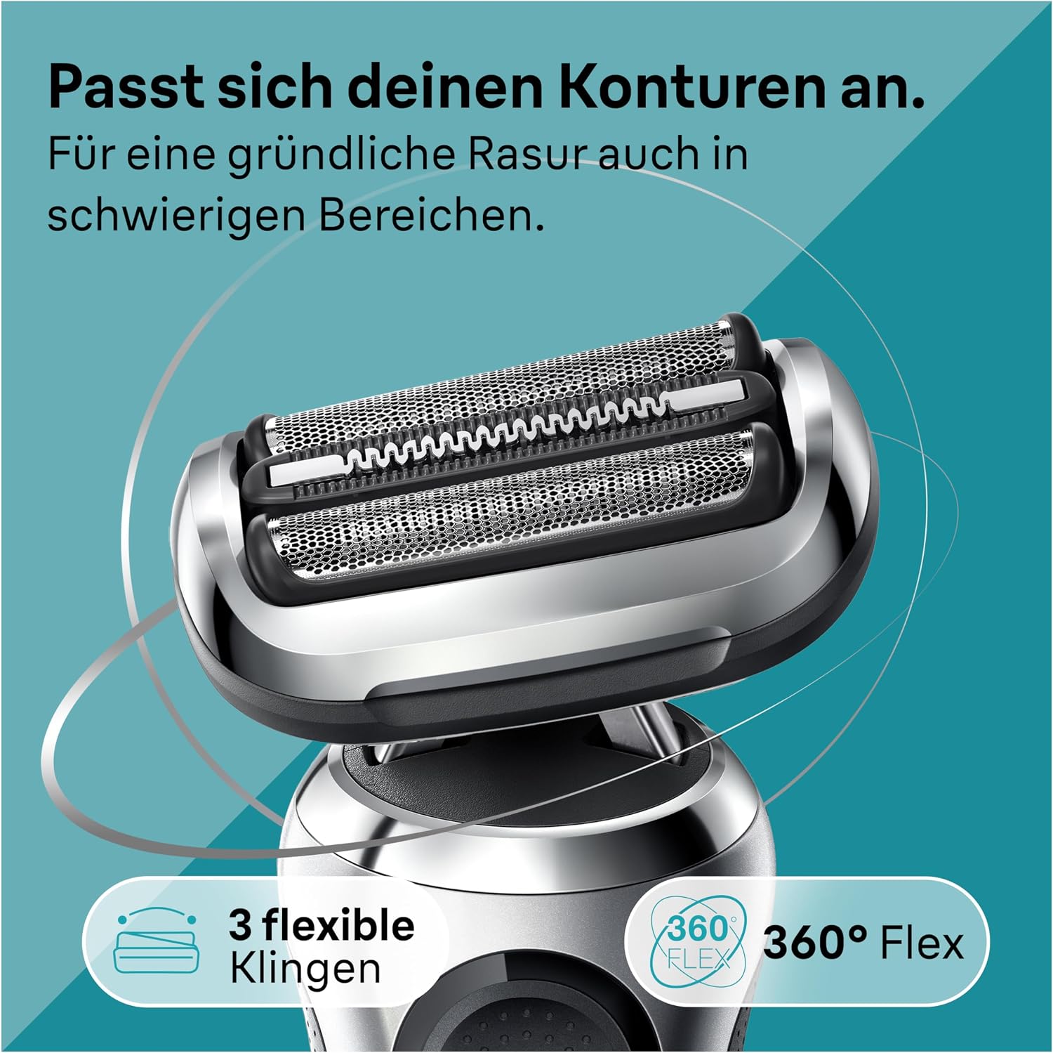 Thumbnail 2 de Braun Series 7 360° Flex 71-S4200cs Rasierer