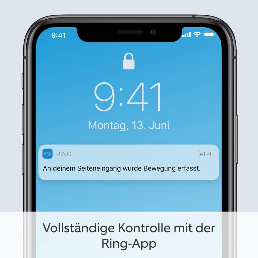 Detalle de Ring Spotlight Cam Plus Wired – 1080p Sicherheitskamera mit Gegensprechen, Farb-Nachtsicht, 2 Kameras