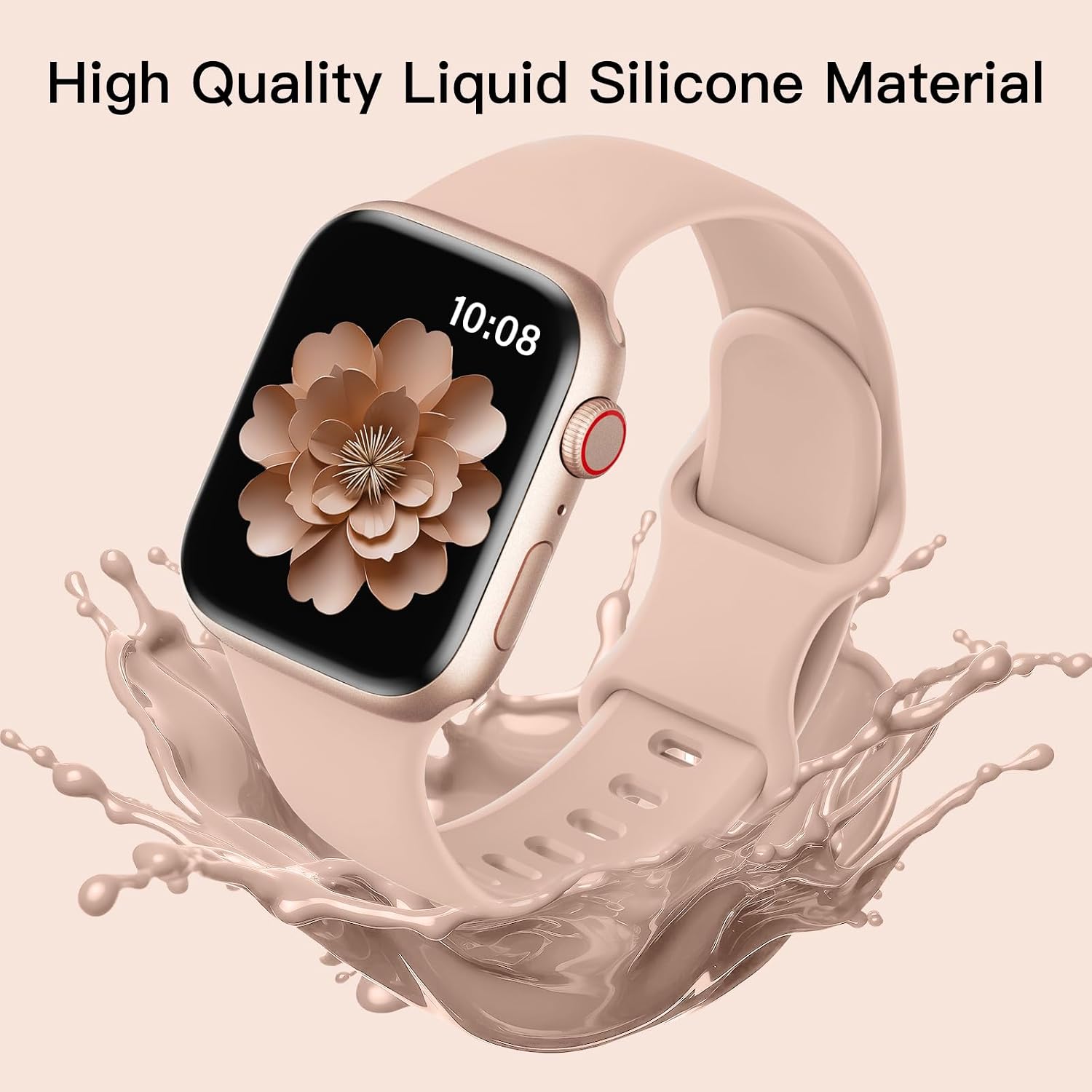Detalle 1 de 6 Pack Silicone Straps for Apple Watch 38–49mm