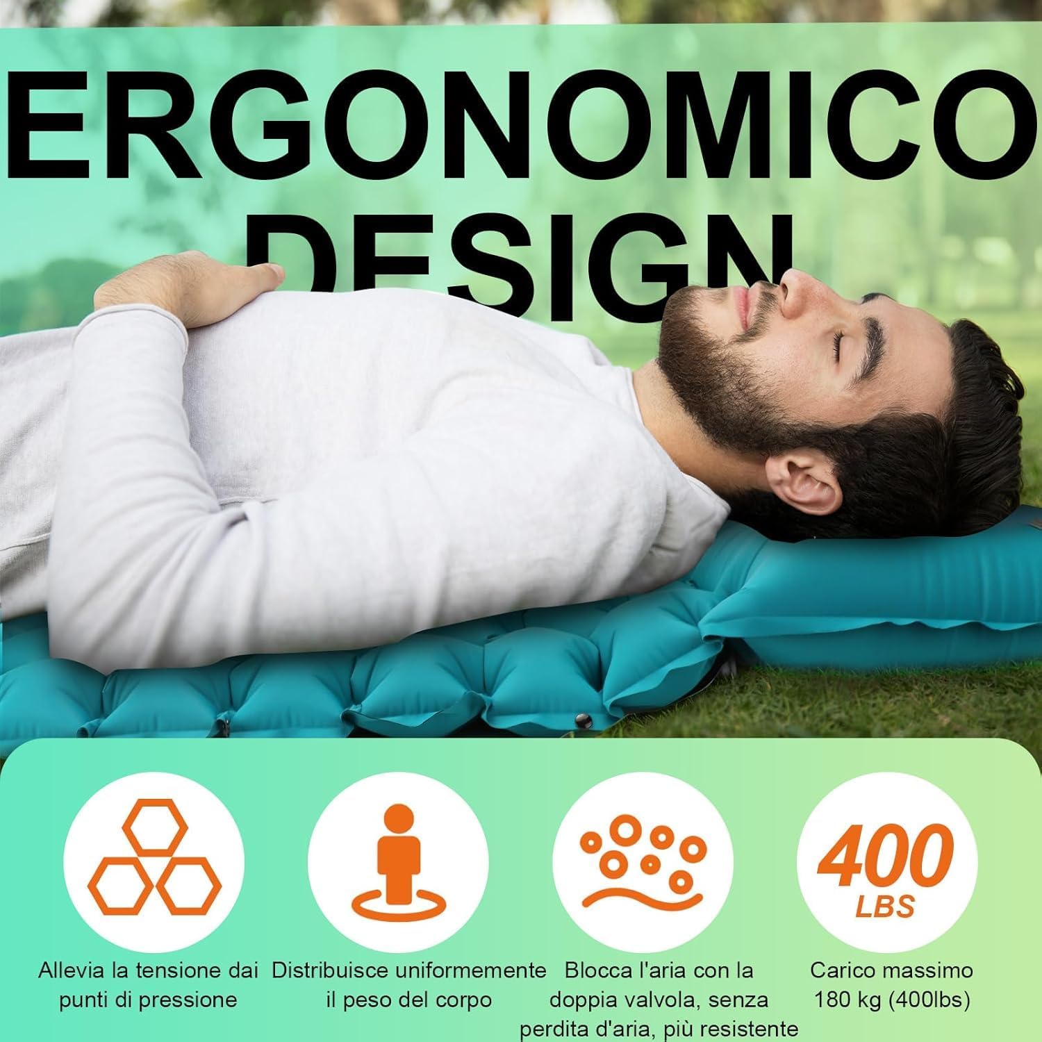 Thumbnail 1 de iParaAiluRy materassino gonfiabile da campeggio