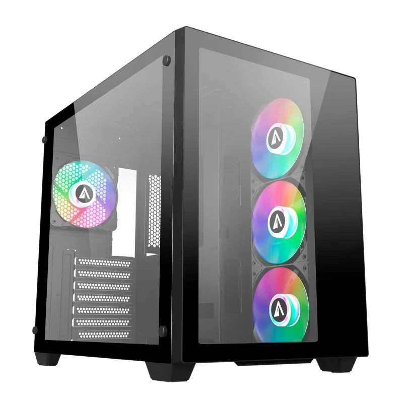Detalle de Abysm Danube SAVA 285 BX203 Caja PC Cristal templado, USB 3.0 🖥