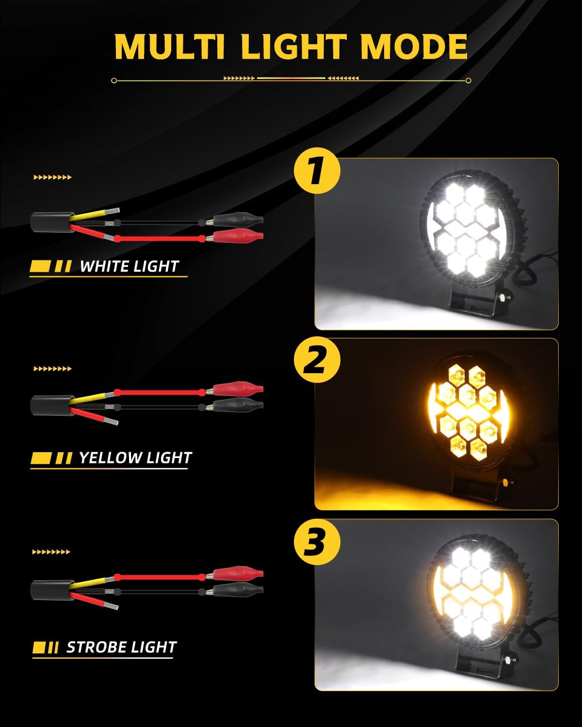 Thumbnail 5 de CO LIGHT 4 inch LED Work Light 2-pack