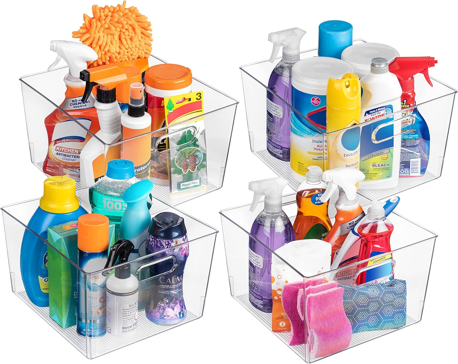 Thumbnail 2 de ClearSpace Clear Plastic Storage Bins 12x11x7