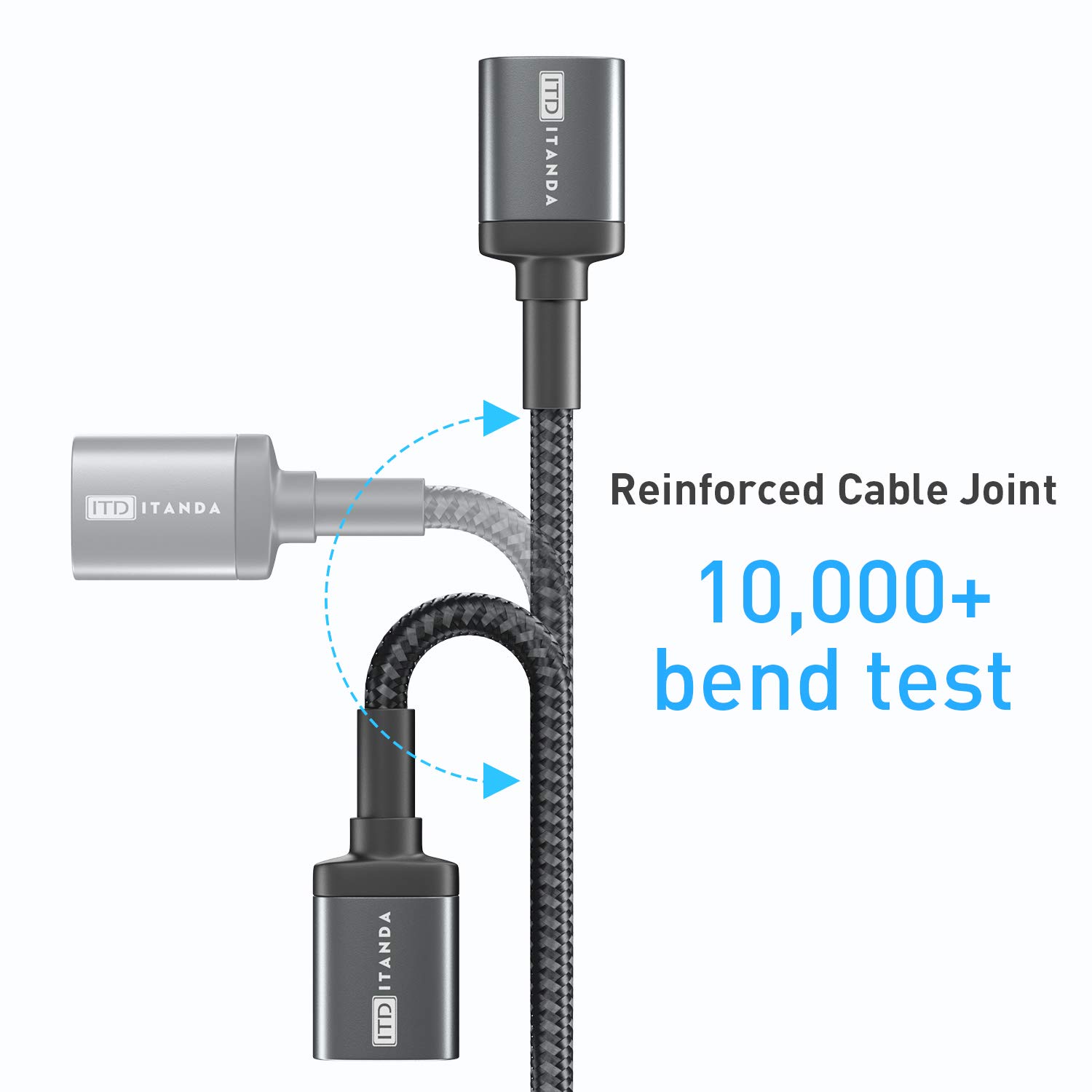 Thumbnail 3 de ITD ITANDA 10ft USB 3.0 Extension Cable for Peripherals 🖥