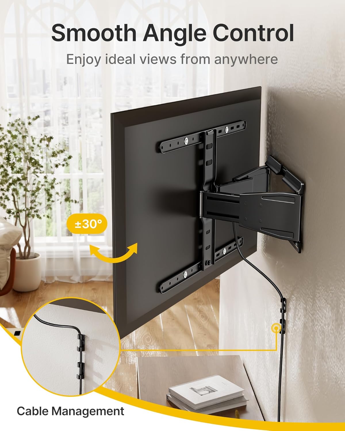 Thumbnail 5 de monTEK 0.77" Ultra Slim TV Wall Mount for 43-90 Inch TVs