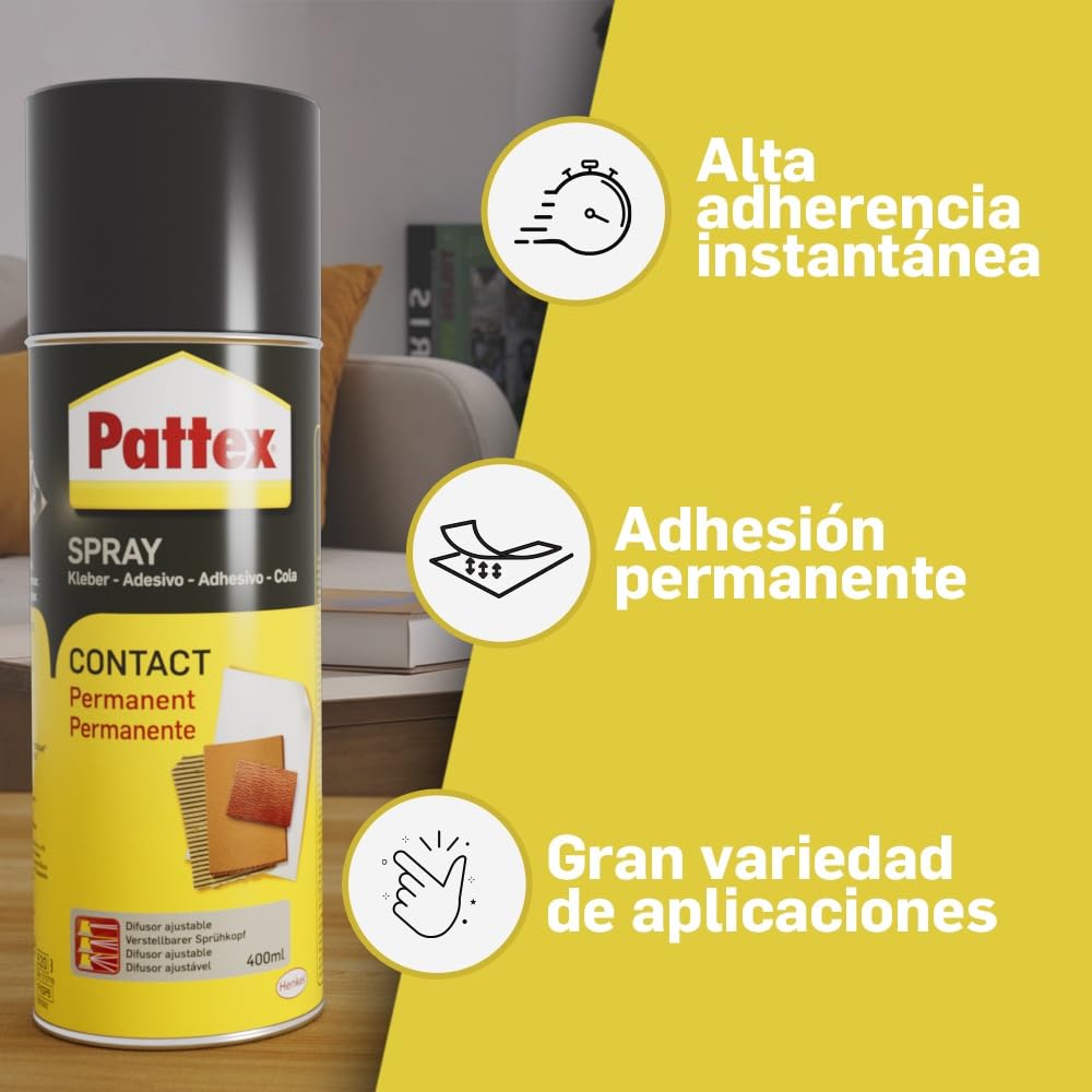 Thumbnail 2 de Pattex Contact Spray Pegamento Fuerte 400ml