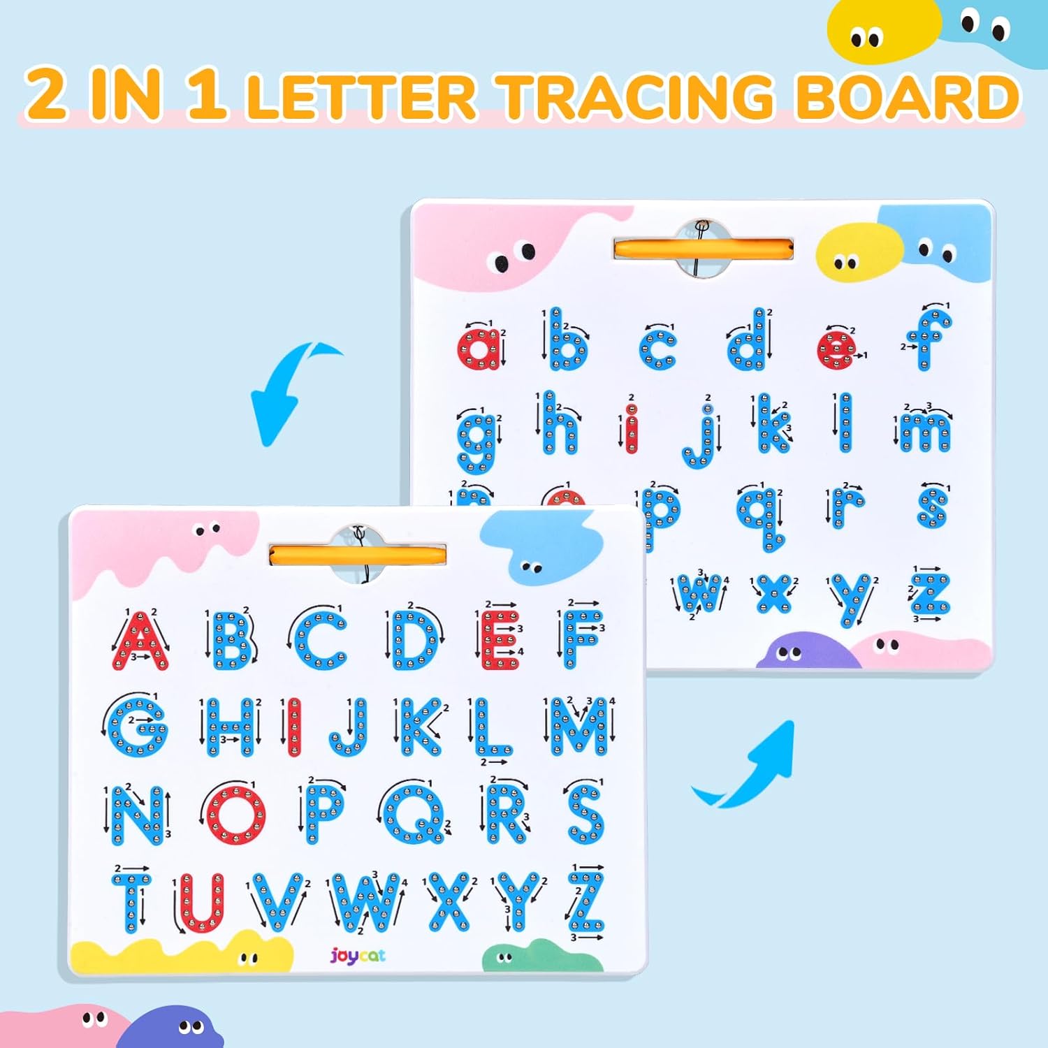 Detalle 2 de JoyCat Magnetic Letter Tracing Board 3-5