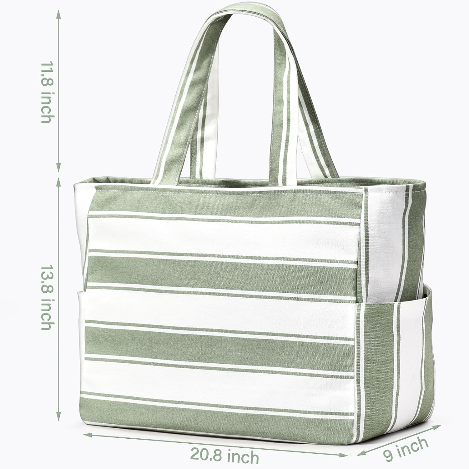 Detalle 2 de oscaurt Strandtasche XXL Familie Damen Umhängetasche Tote Bag Badetasche - Wasserdicht mit Nasstasche, 30 L