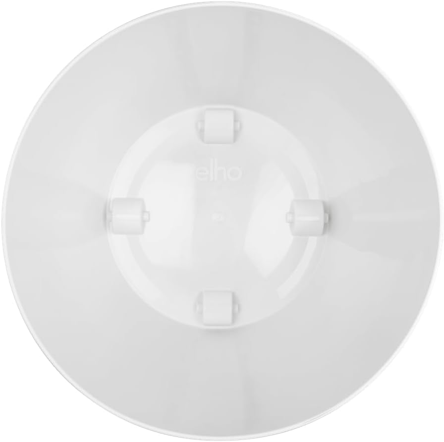 Thumbnail 3 de Elho Brussels Round 47 cm: Vaso per Piante White con Ruote Invisibili e Plastica Riciclata al 100%
