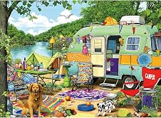 Detalle de MINIWAN 500-Piece Lakeside Puzzle 🧩