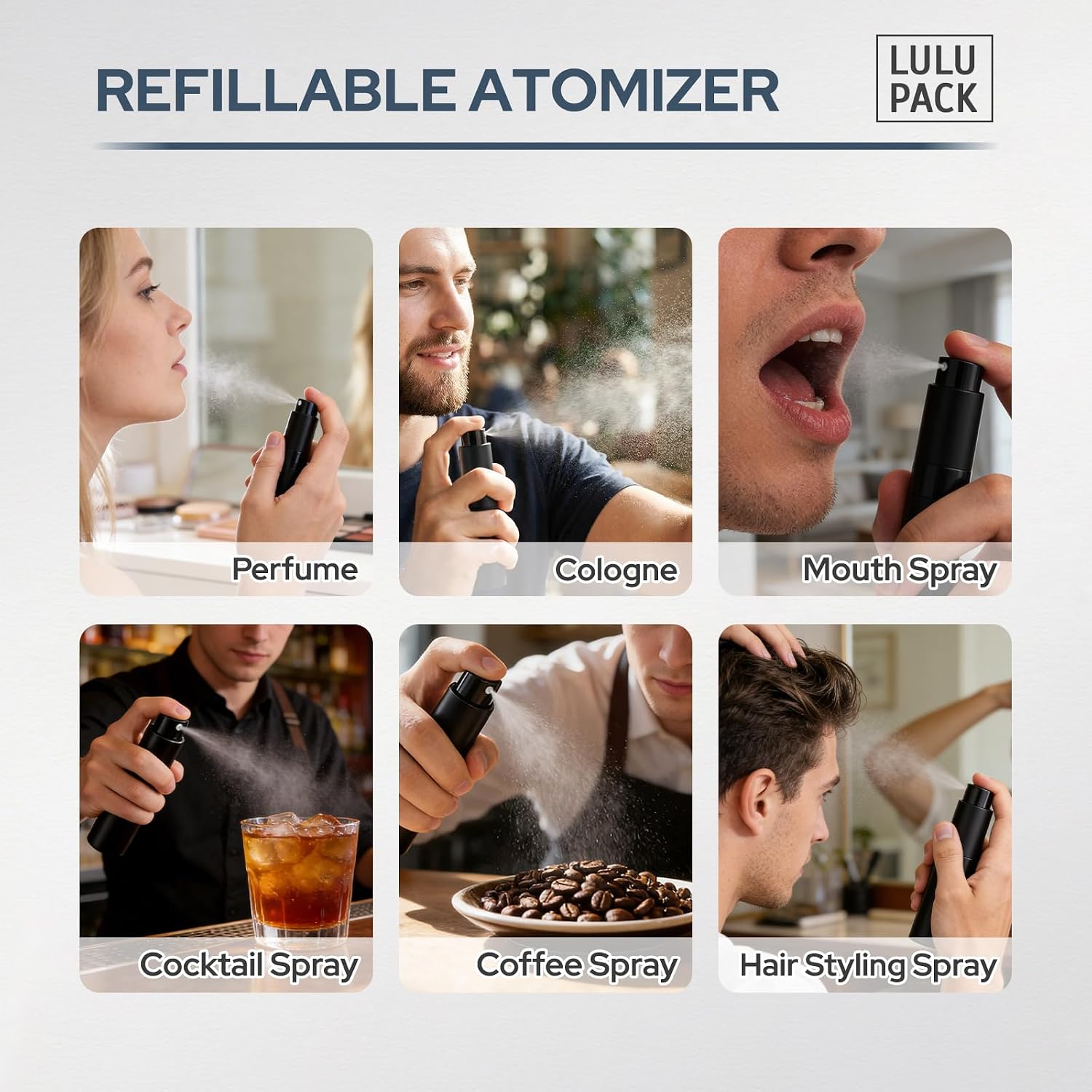 Detalle de Fusupak 8ml perfume atomizer travel bottle