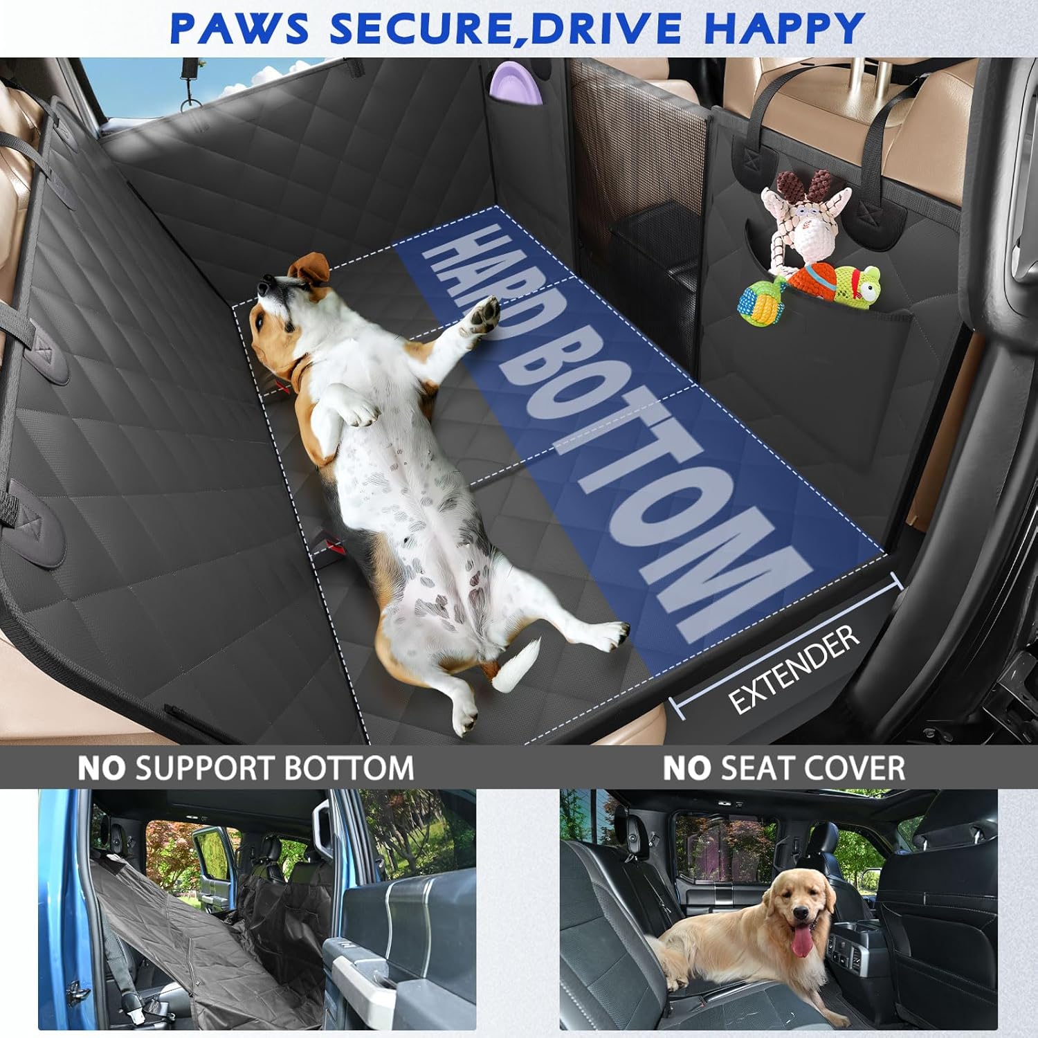 Detalle 2 de AIEDOULER Truck Dog Seat Cover 59x29 XL