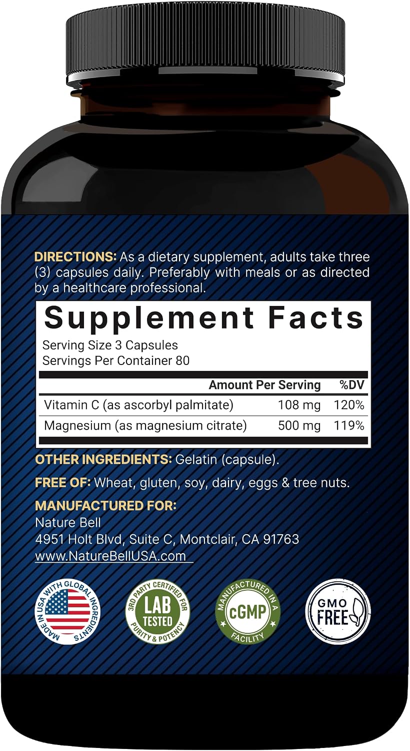 Thumbnail 6 de NatureBell Magnesium Citrate 240 Capsules